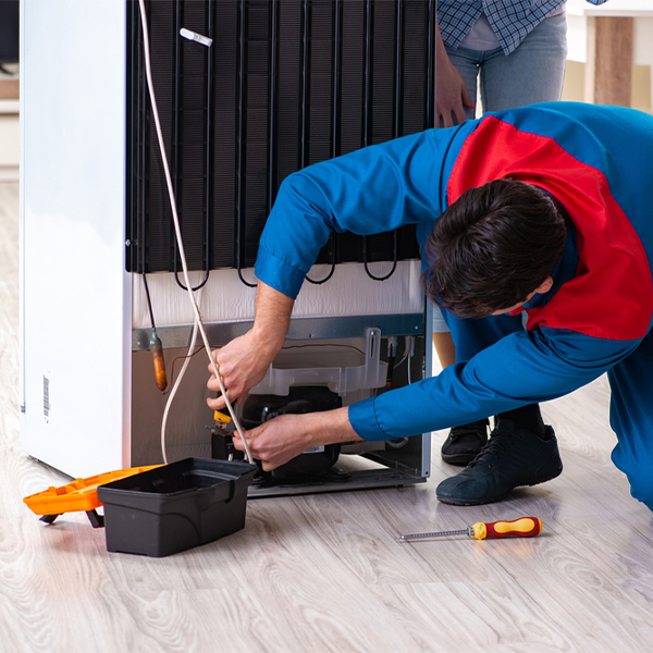 how much do you charge for refrigerator repair services in Turner Maine